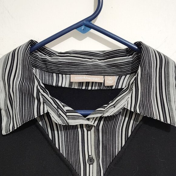 Croft & Barrow Woman's, Dressy Top, Size 1X - Picture 3 of 6